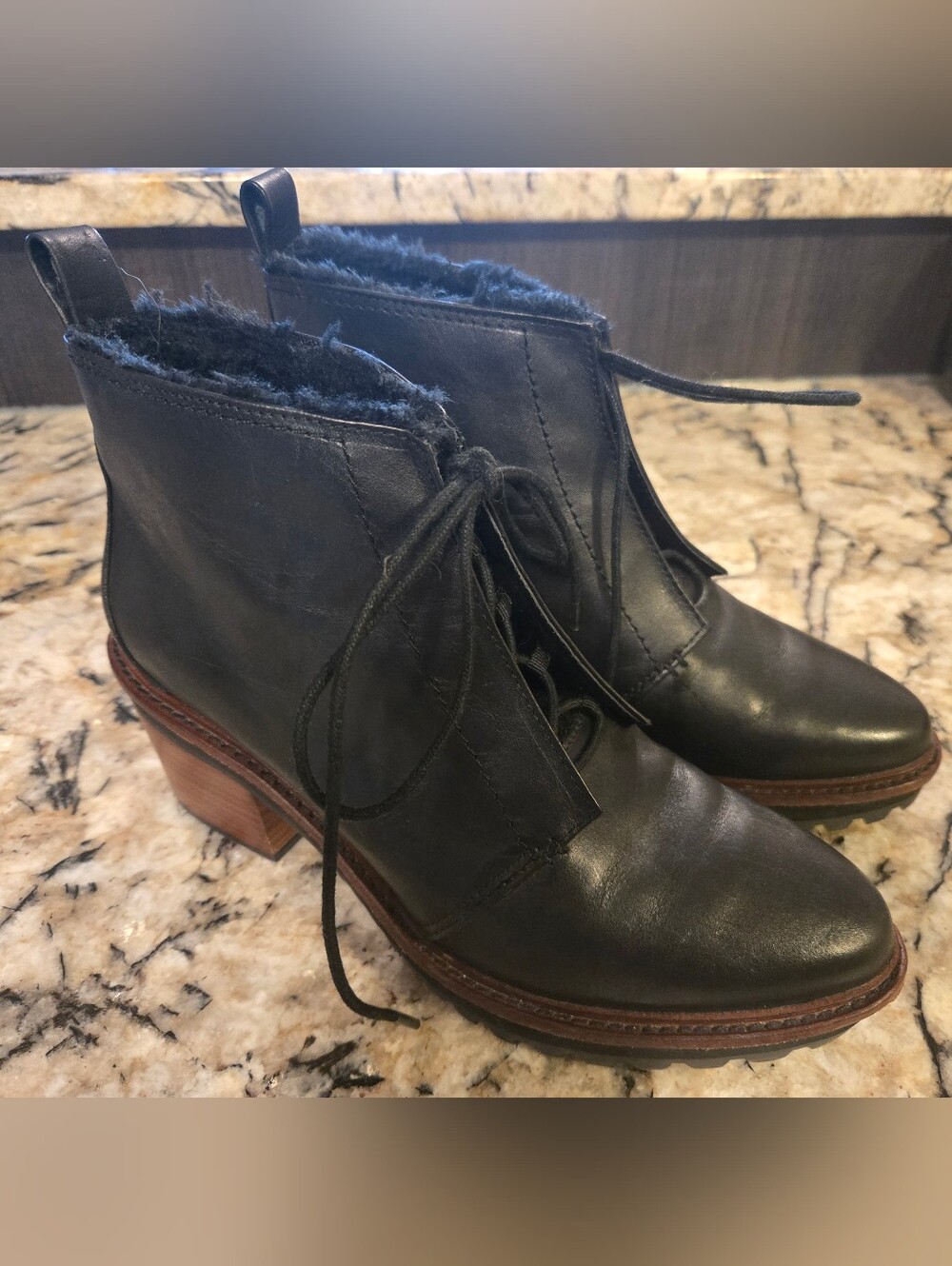 Kelsi Dagger 9 Brooklyn Patterson Leather Lace-up Ankle Boot